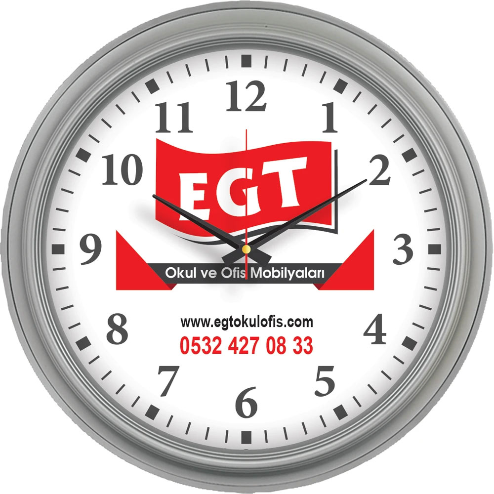 V30-504-F Plastik Duvar Saati