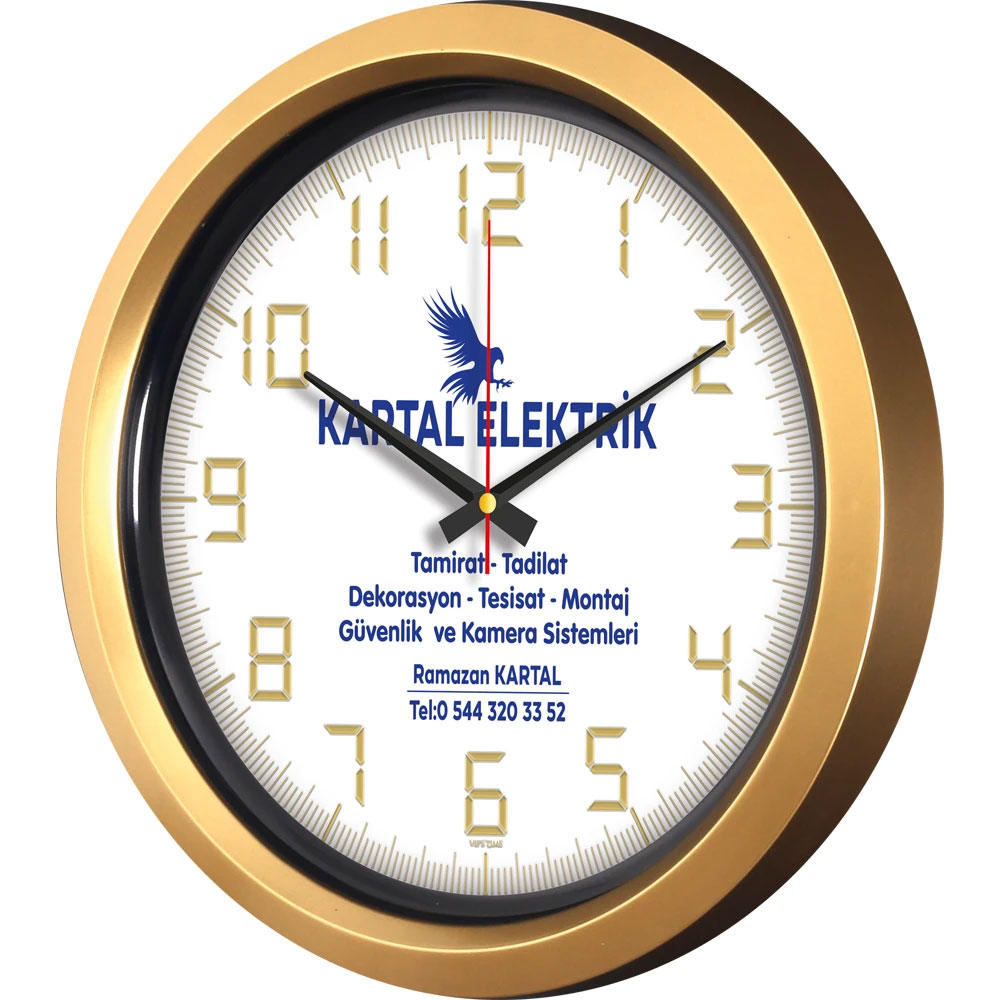 V30-551-AV Plastik Duvar Saati